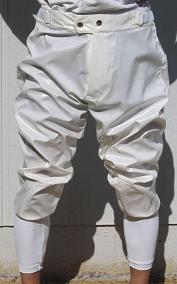 TKO Rain Pants inside Boots