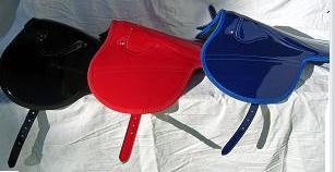 Japanese Patent Leather Saddle (X Small 190g, Small 350g)